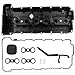 BOXI N52 Engine Valve Cover Kit with Oil Cap & PCV Hose Fits for BMW 2008-2013 128i / 2007-2013 328i / 2007-2008 328xi / 2008-2011 528i / 2007-2012 X3 / 2007-2010 X5 / 06-11 Z4 / 11127552281 264-935