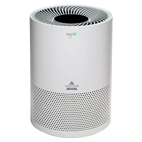 Product Image of the Bissell myair Air Purifier with High Efficiency and Carbon Filter for Small Room and Home, Quiet Air Cleaner for Allergens, Pets, Dust, Dander, Pollen, Smoke, Hair, Odors, Timer, 2780A