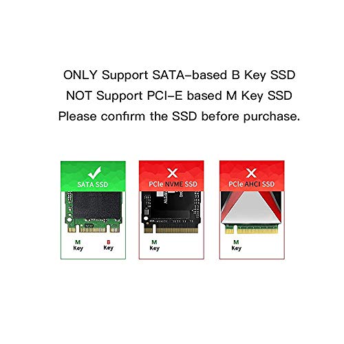 Andoer USB3.0 Type-A NGFF (M.2) SSD Enclosure 5 Gbps Faster Data Transfer Portable Solid State Drive