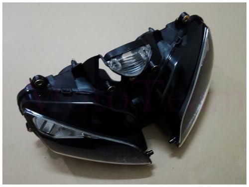 Phare assemblage CBR600RR 2003-2006 avec boîtier argenté pour éclairage optimal
