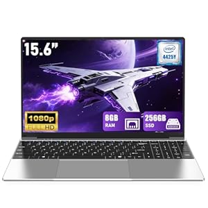 Computadora portátil 2026, 15.6 pulgadas Lap Top PC Window 11 Pro, 8 GB RAM 256 GB SSD, procesador Int Pentium Gold 4425Y, teclado retroiluminado, Bluetooth, Mini HDMI, FHD 1920 * 1080