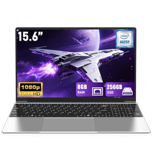 NIAKUN Laptop Computer 2026, 15.6 Inch Lap Top PC Window 11 Pro, 8GB RAM 256GB SSD, Int Pentium Gold Processor 4425Y, 2-Year Warranty, Bluetooth, Mini HDMI, FHD 1920 * 1080, Office 365, Business