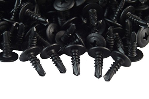 1000 tornillos autorroscantes #8 x 1/2" cabeza plana Phillips miniatura 2
