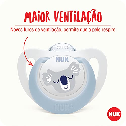 Chupeta NUK Star Boy Silicone S1