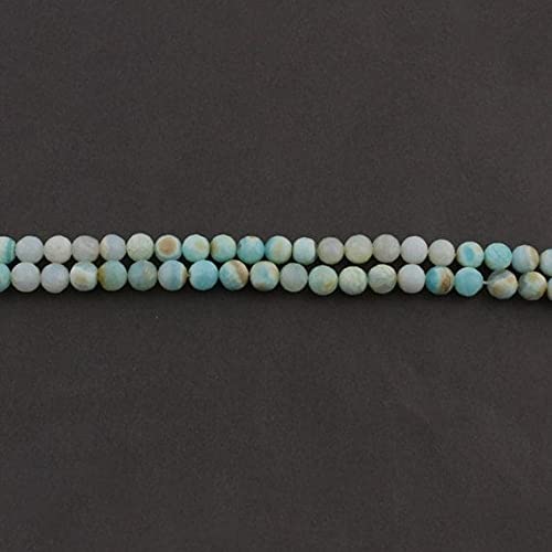 Perles opale bleue facettées 7mm pour fabriquer un cadeau personnalisé SB3043