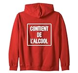 Humour Contient De L'Alcool Flou Picole pour fêtard Sweat à Capuche