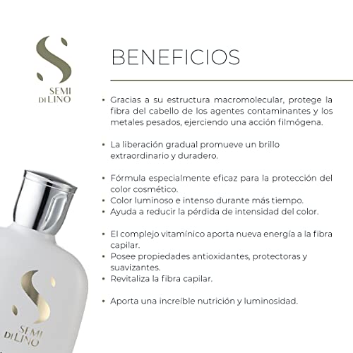 Alfaparf Milano Semi Di Lino Diamond Shine Illuminating Low Shampoo - Sulfate Free - For Normal Hair - Paraben And Paraffin Free - Safe On Color Treated Hair - Professional Salon Quality, 8.45 Fl Oz #TOP5