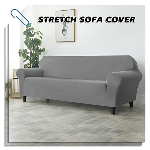 Housse de canapé velours lavable pour masquer l'usure - 3