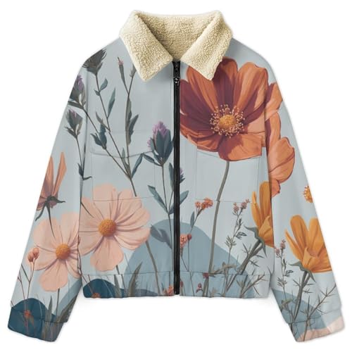 Manteau polaire sherpa femme idéal pour les promenades d'hiver et cocooning