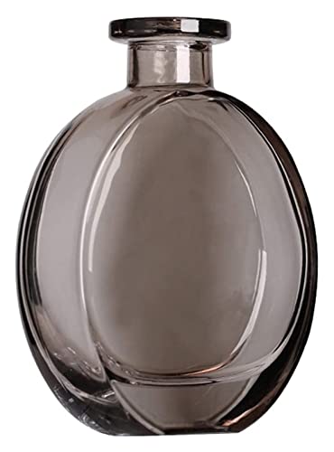 Vase petite bouche fine en verre pour ornement fleuri et décoration maison