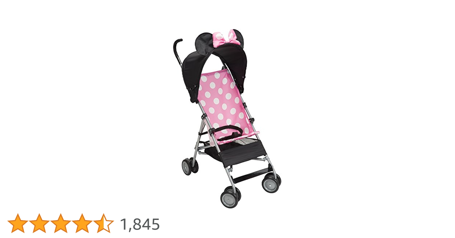 超美品　COSCO ミニーマウス B型 ベビーカー バギーアンブレラストローラー ディズニー ミニーマウス B型 ベビーカー バギー 軽量