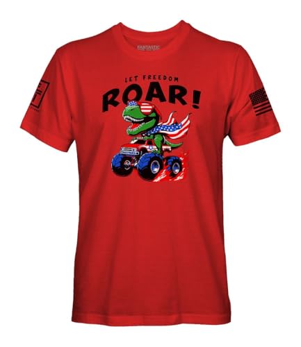 Let Freedom Roar Men's Patriotic T-Shirt