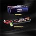 FCONEGY 3S 11.1V 1200mAh 20C Lipo Battery Pack with Small Tamiya Plug for Airsoft Gun