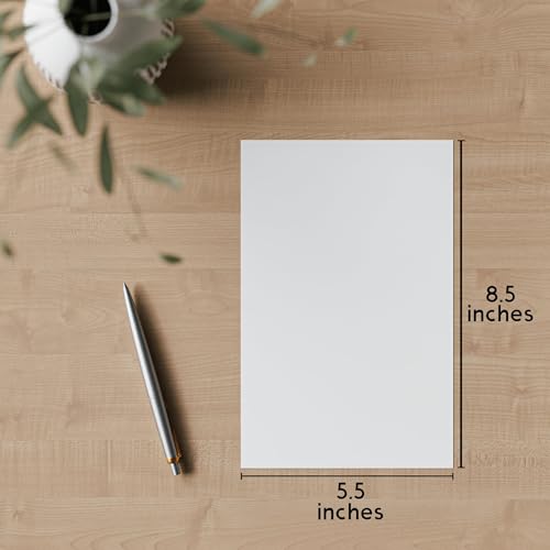 image for Sort Out My Life Half Letter Blank Paper, 200 Sheets, 120 GSM, Printer