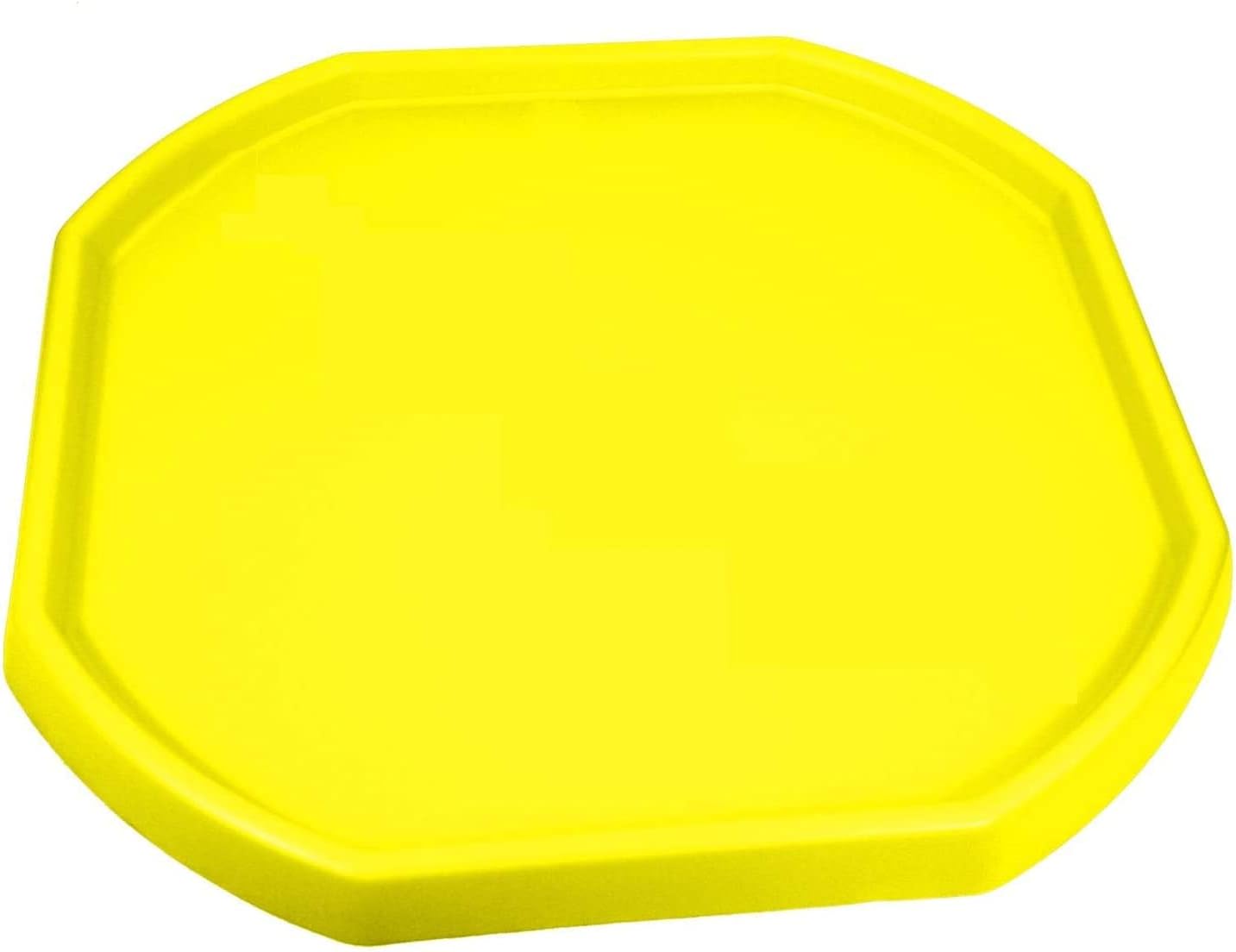 Easy Shopping® Children Kids Tuff Spot Colour Small Mixing Tray Plastic for Playing Toy Sand Pool Pit Water Game Garden Beach MADE IN UK (Yellow)