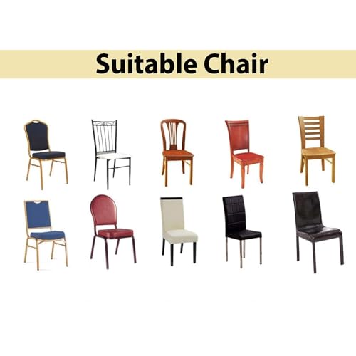 Image of Cozyland Polyester Spandex Elastic Chair Cover Stretchable with Frill Skirt Seat Slipcover (Pack of 1 - White)
