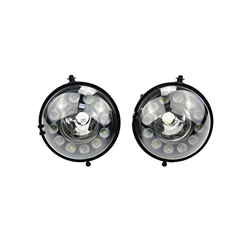Feux de circulation diurne LED haute visibilité pare-chocs Mini R55-R61 finition noire