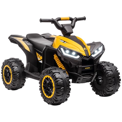 Aosom 12V Kids ATV Quad Car with Forward & Backward Function, Four Wheeler for...