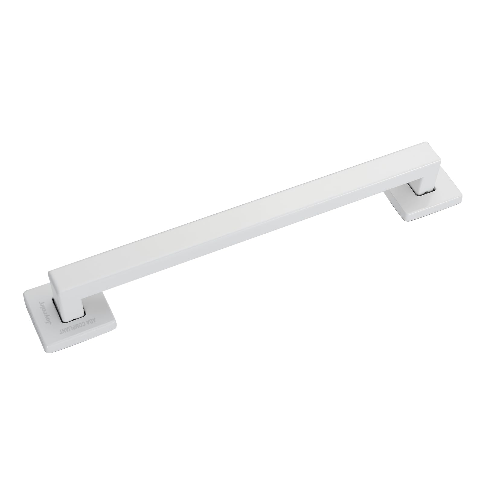Joyrain ADA - Barra de agarre cuadrada de 16/24/32 pulgadas - 500 libras de capacidad, riel de seguridad para ancianos, mango de baño antideslizante (blanco, 12 pulgadas)