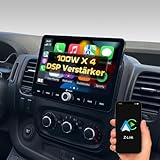 Kompatibel mit wireless CarPlay, Android Auto und SmartPhone Mirroring (31-tägige Testphase, Der Aktivierungscode muss online erworben werden); Integrierter CAN-Bus, Unterstützung der Lenkradfernbedienung / Virtuelle Parkspurlinie;