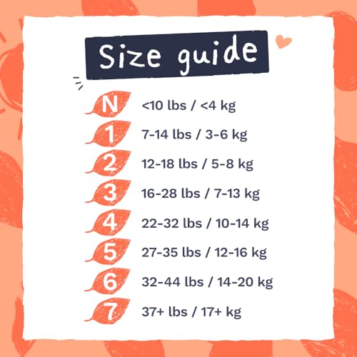 Pura Baby Diapers Size 4-108 Count, 22-32lbs, 12hr Leak Protection, Soft & Gentle Diapers for Hypoallergenic & Sensitive Baby Skin, Toxin-Free*, Organic Cotton, Blowout Blocker™, New Size Guide by Pura - Image 7