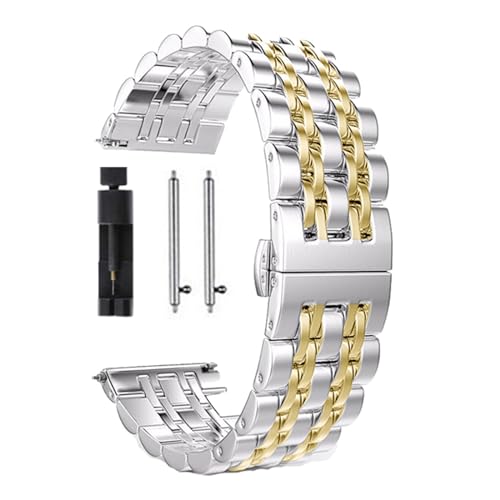 Run Ken �X�e�����X�X�`�[�� ���X�g�o���h Galaxy Watch 3 LTE 41mm 45mm �X�g���b�v �u���X���b�g Gear Sport/S2 S3 42mm 46mm 20mm 22mm �o���h�ɑΉ�(Colorful,20mm)