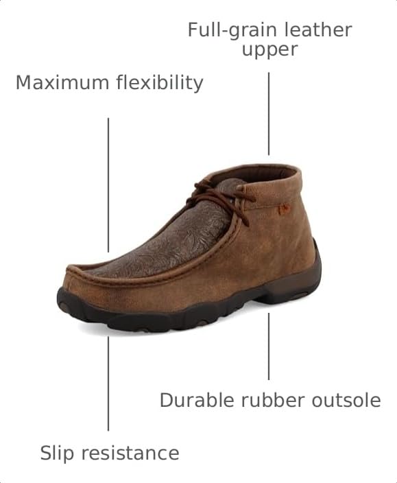 Image of Twisted X Women's Steel Toe Chukka Driving Moc