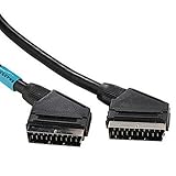 S-Video-tauglich; voll belegt Hama Video-Kabel Scart-Stecker - Scart-Stecker, 3 m