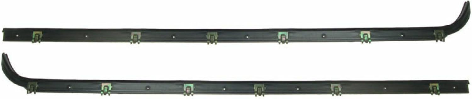 Front Outer Door Window Sweep Rubbers Pair Set of 2 for Ford for Bronco II 1984-1988 for Ranger 1983-1988 12243039