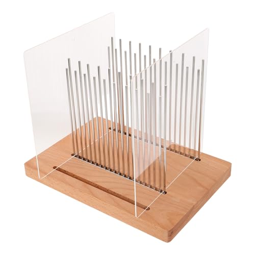 GALPADA Tabla de Cortar de Madera para Pan con Guía de Grosor Ajustable Cortadora Manual con Cuchilla de Acero Inoxidable y Bandeja Recogemigas Integrada Estación de Corte para Cocina y