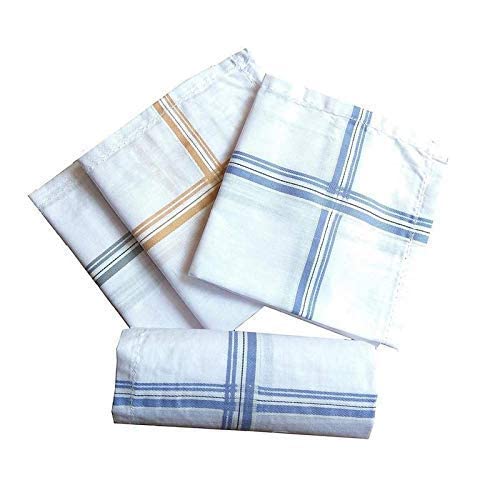 brendo Men's and Women's summer cotton made premium handkerchief (Rumaal) big size with multicolor strips.-picture-53