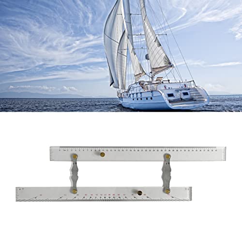 Régua Paralela de Navegação Marítima, Transparência, Alta Precisão, Desenho de Barco, Régua Paralela