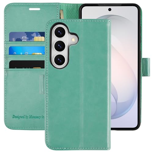 Protège-téléphone Samsung S26+ Plus MONASAY anti-piratage RFID menthe