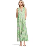 Lilly Pulitzer Women's Sydnee Maxi Dress, Fauna Green Lime Feeling Good