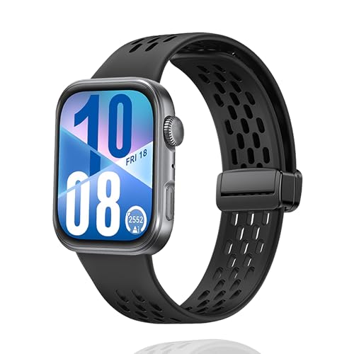 [AnnTec] �o���h For HUAWEI Watch Fit 5 Pro/Fit 5 / Fit 4 Pro/Fit 4 / Fit 3 �o���h �����x���g �R���p�`�u�� �t�@�E�F�C�o���h �����o���h �V���R���� �}�O�l�b�g�N���X�v �h�� �ʋC�� �_