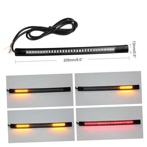 SHERCHPRY 4 Pçs Motocicleta Luzes LED Sinais De Volta Da Motocicleta Luzes De Freio Da Motocicleta