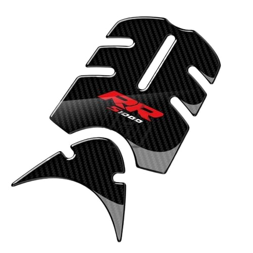Stickers réservoir traction pads S1000RR 2015-2017 protège-réservoir noir moto