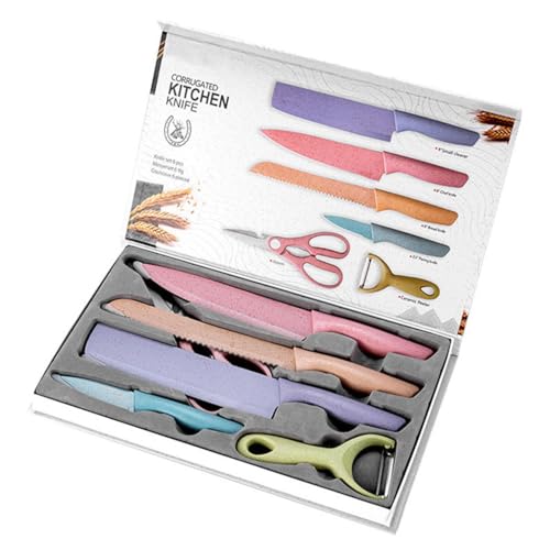 Set Cuchillos Cocina 6 Piezas Acero Inox Base miniatura 3