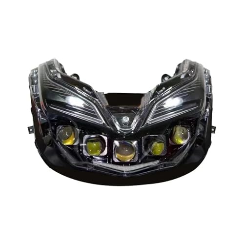 ONETREND Faro Motocicleta Para Foshan 360 Conjunto Faro Motocicleta Módulo Lente Láser LED Luz Circulación Diurna Modificación Haz Delantero Adecuado Headlight Moto