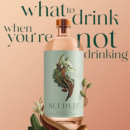 Seedlip Spice 94 – Non-Alcoholic Spirit | Calorie Free, Sugar Free | Spirit Alternative | Non-Alcoholic Cocktails | 23.7 fl oz (700ml)