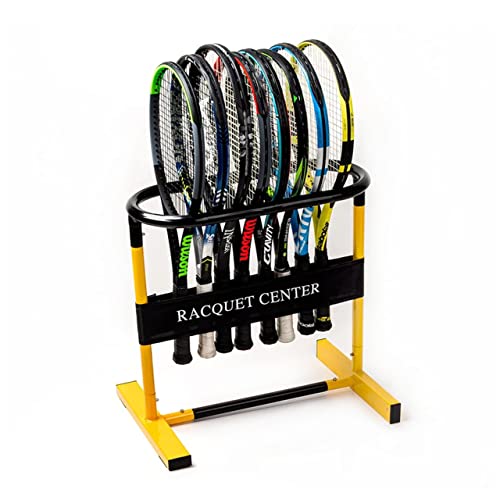 Oncourt Offcourt Racquet Center - Tennis Racquet Holder | Safely Holds Up to 15 Adult Racquets | No-Scratch Surface | No Tools Required for Assembly