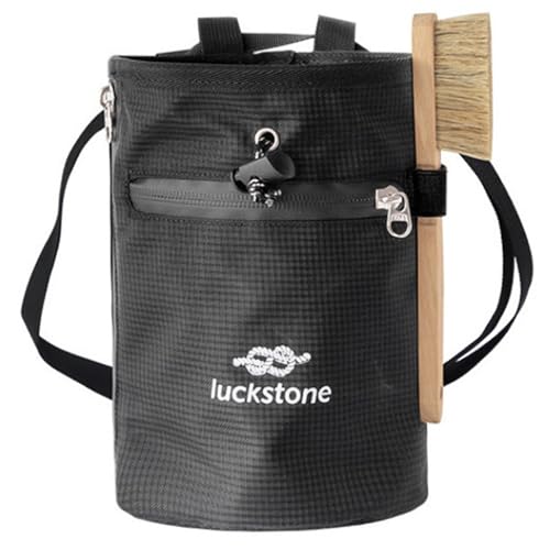 Bolsa de tiza unisex para escalada con cinturón regulable y forro polar suave
