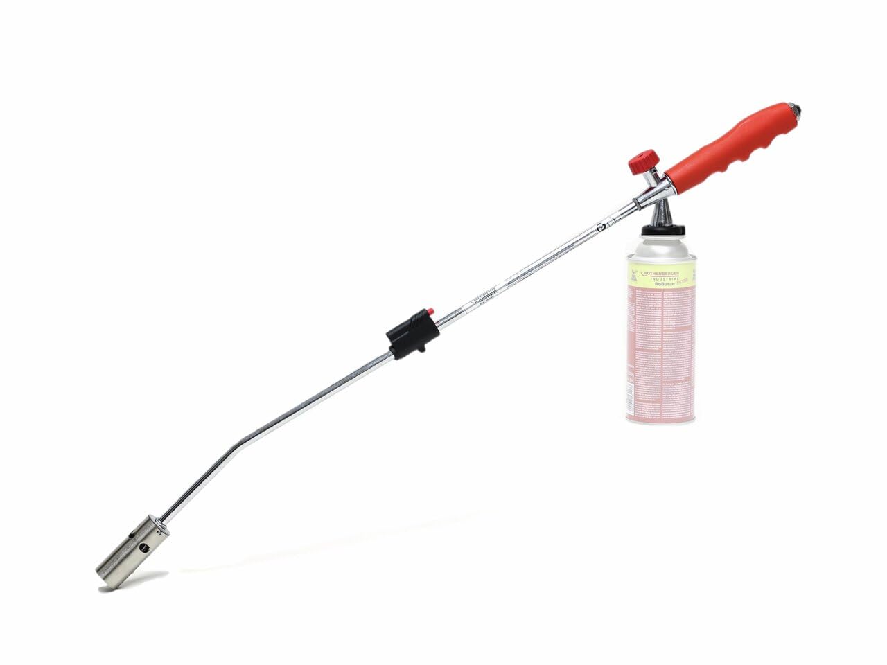 ROTHENBERGER Quemador de malas hierbas industrial, quemador de gas con encendido piezoeléctrico, quemador de llama regulable, encendedor de barbacoa (sin gas) 1500003637