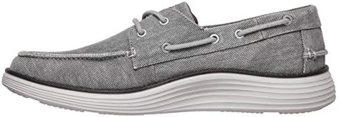 Skechers Mens Status 2.0- Lorano Moc Toe Canvas Deck Shoe Oxford