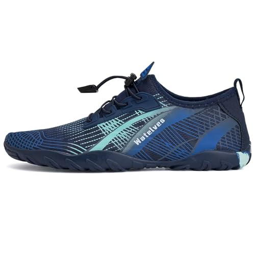 Image of WateLves Water Shoes Mens Womens Beach Swim Shoes Quick-Dry Aqua Socks Pool Shoes for Surf Yoga Water Aerobics