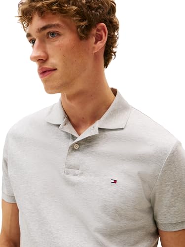 Image of Tommy Hilfiger Mens Short Sleeve Casual Polo Shirts in Regular Fit with Liquid Cotton