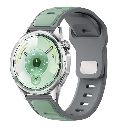 Image of 22mm Silicone Strap Compatible with Huawei Watch GT 6 Straps,GT 5 /4 /3 /2, Sport Strap for Watch 4 /3 46 mm,Compatible with Garmin Vivoactive 4 /Venu 3 Band,for Amaz-fits GTR 5 /4 /3 47mm