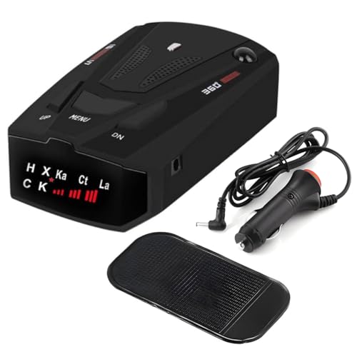 New RAD Driving Aids with Mute Memory, Led Display, City/Highway Mode, Long Range Detection, Black