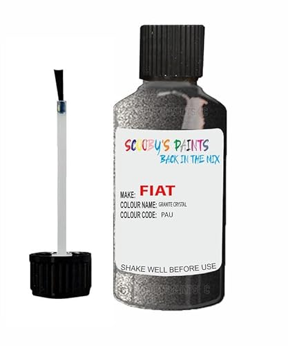 Scoobys Paints Back In The Mix Granite Crystal Touch Up Paint For Fiat Pau Metallic