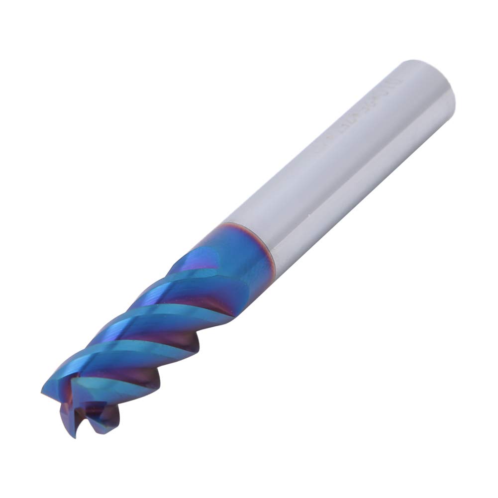 Changor Fresa para CNC, Diámetro de Hoja de 10 Mm (10 * 25 * 10D*75L)